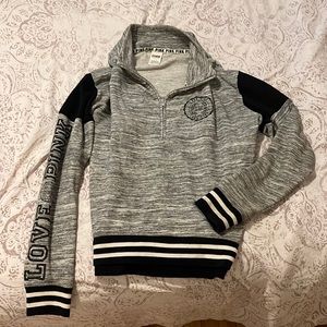VS PINK half zip sweatshirt